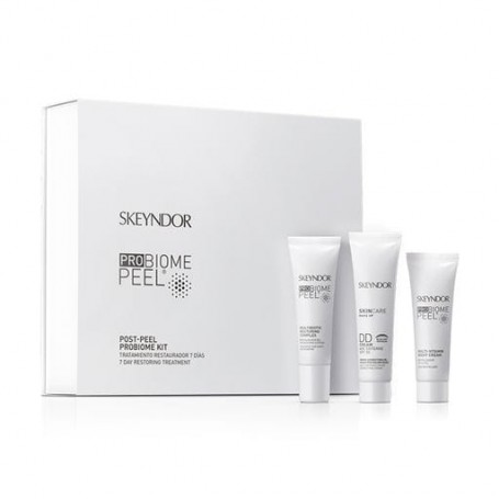 Восстанавливающий постпилинговый 7-дневный набор для лица Skeyndor Probiome Peel тон 1 (крем, 10 мл + комплекс, 10 мл + крем, 15