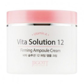 Омолаживающий ампульный крем для лица Jigott Vita Solution 12 Firming Ampoule Cream с витамином А, 100 мл
