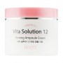 Омолаживающий ампульный крем для лица Jigott Vita Solution 12 Firming Ampoule Cream с витамином А, 100 мл