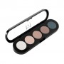 Палетка теней для век Make-Up Atelier Paris 5 цветов, Т24 Urban Grey, 12 г
