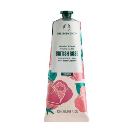 Крем для рук The Body Shop British Rose Hand Cream Британская роза, 100 мл
