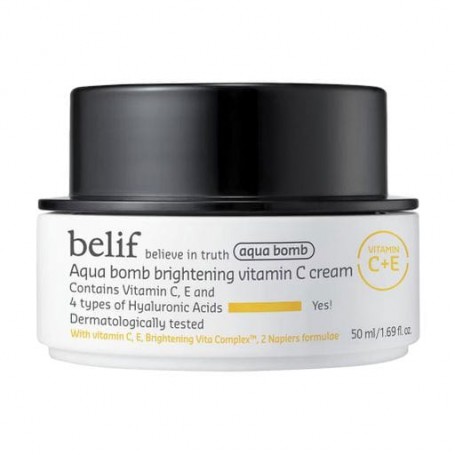 Осветляющий крем для лица Belif Aqua Bomb Brightening Vitamin C Cream с витамином C, 50 мл