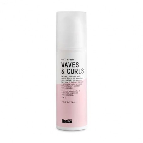 Крем для укладки вьющихся волос Glossco Professional Waves &amp Curls фиксация 3 (средняя), 150 мл