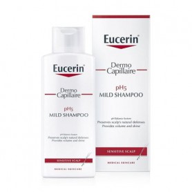 Мягкий шампунь Eucerin DermoCapillaire pH5 Shampoo для чувствительной кожи головы, 250 мл