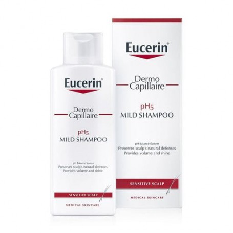Мягкий шампунь Eucerin DermoCapillaire pH5 Shampoo для чувствительной кожи головы, 250 мл