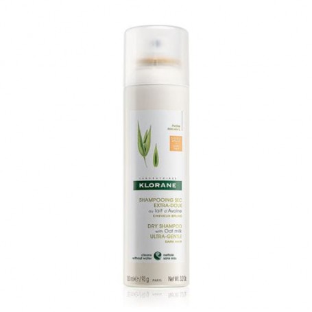Сухой шампунь для темных волос Klorane Avoine Dry Shampoo With Oat Milk Dark Hair с молочком овса, 150 мл
