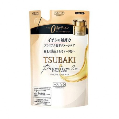 Восстанавливающая маска для волос Shiseido Tsubaki Premium EX Repair Mask, 150 г (дойпак)