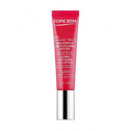 Антивозрастной крем для кожи вокруг глаз Topicrem AH3 Global Anti-Aging Eye Contour, 15 мл