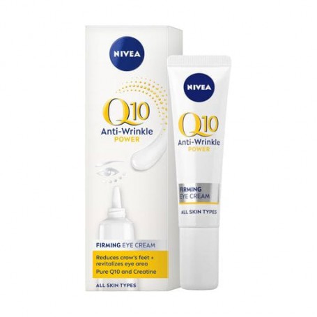 Крем против морщин для кожи вокруг глаз NIVEA Q10 Power антивозрастной, 15 мл