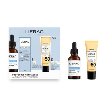 Набор для лица Lierac Anti-Dark Spot Protocol (сыворотка, 30 мл + солнцезащитный флюид, 25 мл)