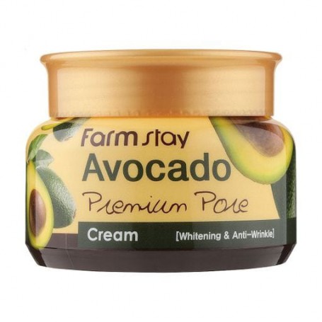Осветляющий лифтинг крем для лица FarmStay Avocado Premium Pore Cream с экстрактом авокадо, 100 мл