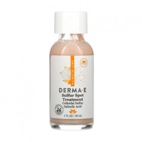 Точечное средство от прыщей Derma E Sulfur Spot Treatment с коллоидной серой и салициловой кислотой, 30 мл