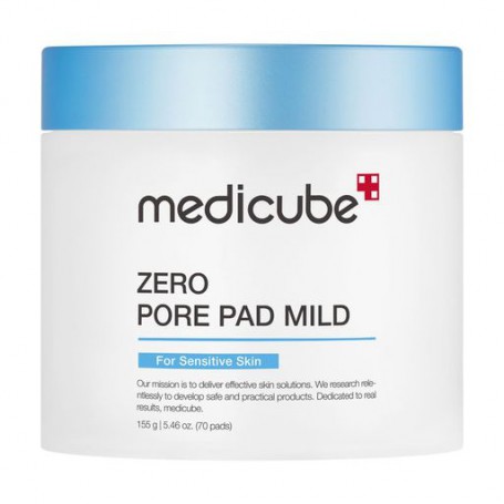 Тонизирующие пилинг-педы для лица Medicube Zero Pore Pads Mild, 155 г, 70 шт