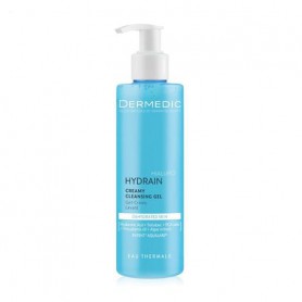 Крем-гель для умывания Dermedic Hydrain Hialuro Creamy Cleansing Gel для сухой, очень сухой и обезвоженной кожи, 200 мл