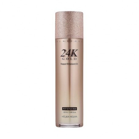Восстанавливающая эмульсия для лица Holika Holika Prime Youth 24K Gold Repair Emulsion EX с золотом, 120 мл