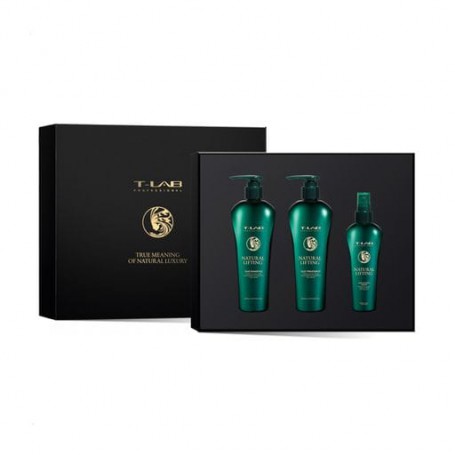 Подарочный набор для волос T-LAB Professional Natural Lifting Ritual (шампунь, 300 мл + кондиционер, 300 мл + тонер, 150 мл)