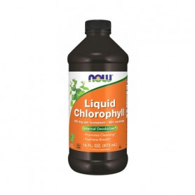 Жидкий хлорофилл NOW Foods Liquid Chlorophyll с мятным вкусом, 473 мл