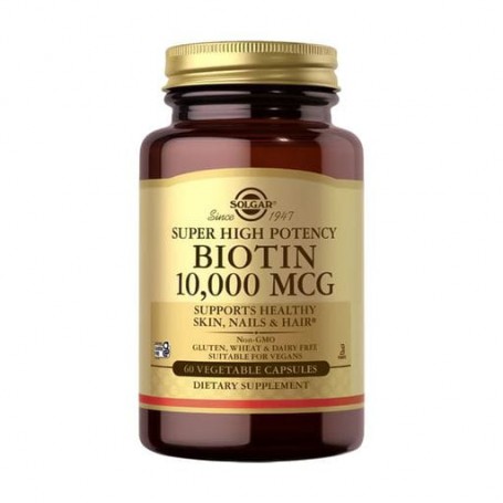 Биотин Solgar Biotin 10000 мкг, 60 капсул