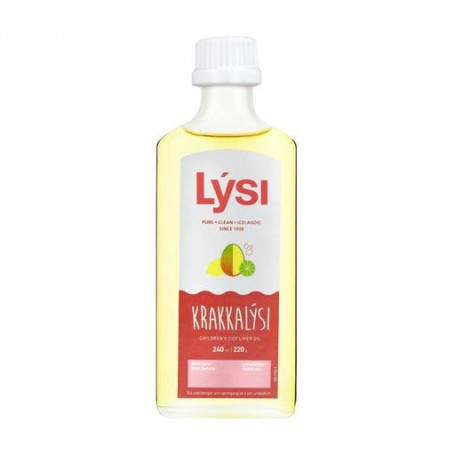 Масло печени трески и тунца для детей Lysi Children&39s Cod Liver Oil со вкусом манго и лимона, в жидкости, 240 мл