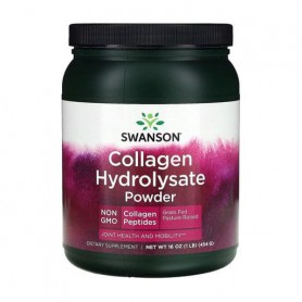 Гидролизат коллагена Swanson Collagen Hydrolysate Powder в порошке, 454 г