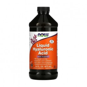 Гиалуроновая кислота NOW foods Liquid Hyaluronic Acid 100 мг, в жидкости, 473 мл
