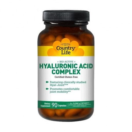 Гиалуроновая кислота Country Life Hyaluronic Acid Complex, 90 капсул