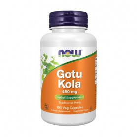 Готу Кола NOW Foods Gotu Kola 450 мг, 100 капсул
