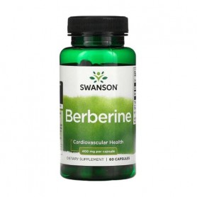 Берберин Swanson Berberine 400 мг, 60 капсул