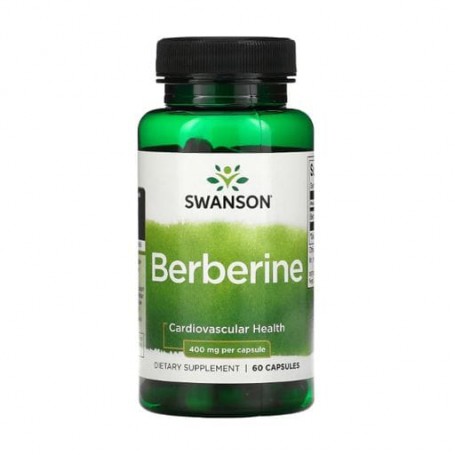 Берберин Swanson Berberine 400 мг, 60 капсул