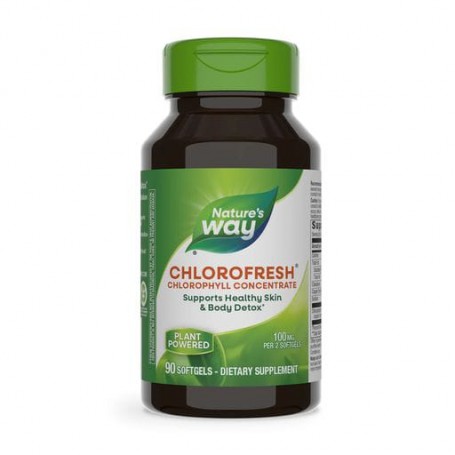 Концентрированный хлорофилл Nature&39s Way Chlorofresh, 90 гелевых капсул
