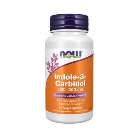 Индол-3-карбинол NOW Foods Indole-3-Carbinol 200 мг, 60 капсул