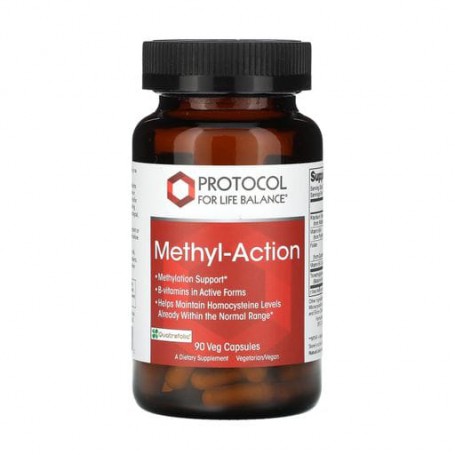 Поддержка метилирования Protocol For Life Balance Methyl-Action, 90 вегетарианских капсул