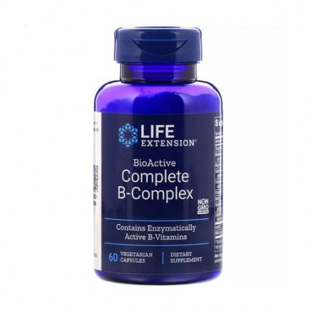 Комплекс витаминов группы B Life Extension BioActive Complete B-Complex, 60 капсул