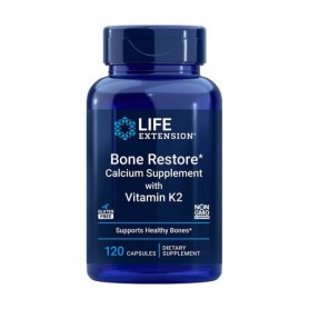 Восстановление костей + К2 Life Extension Bone Restore with Vitamin K2 Life Extension, 120 капсул