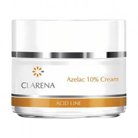 Крем Clarena Acid Line Azelac 10% Cream для жирной, склонной к акне и пигментированной кожи лица, с 10% азелаиновой кислотой, 50