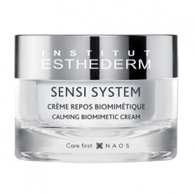 Успокаивающий биомиметический крем для лица и шеи Institut Esthederm Sensi System Calming Biominetic Cream, 50 мл