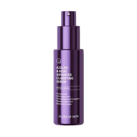 Сыворотка для лица Allies Of Skin Azelaic &amp Kojic Advanced Clarifying Serum с азелаиновой кислотой, 30 мл