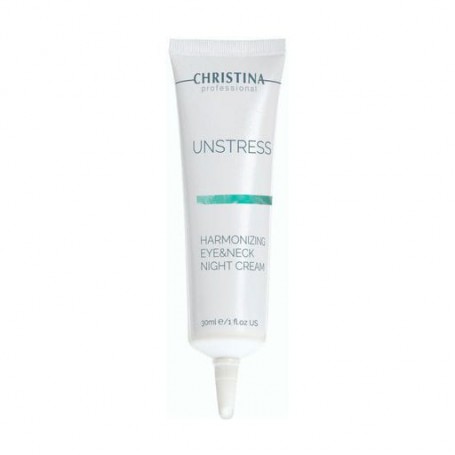 Ночной крем для кожи вокруг глаз и шеи Christina Unstress Harmonizing Eye &amp Neck Night Cream, 30 мл