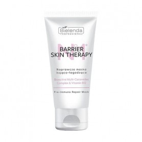 Маска для лица Bielenda Professional Barrier Skin Therapy Mask с мультикерамидным комплексом и витамином В12, 150 г