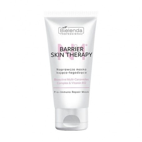 Маска для лица Bielenda Professional Barrier Skin Therapy Mask с мультикерамидным комплексом и витамином В12, 150 г