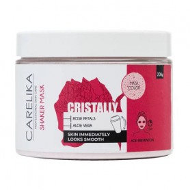 Маска-шейкер для лица Carelika Cristally Shaker Mask Rose Petals с лепестками роз, 200 г