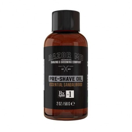 Мужское масло перед бритьем Razor MD Pre Shave Oil Essential Сандаловое дерево, 56 г