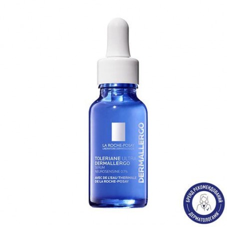 Успокаивающая сыворотка для сверхчувствительной кожи лица La Roche-Posay Toleriane Ultra Dermallergo Serum, 30 мл