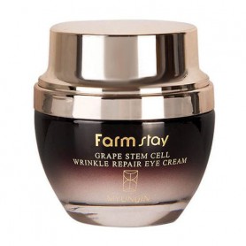 Крем для кожи вокруг глаз Farm Stay Grape Stem Cell Wrinkle Repair Eye Cream с фитоствольными клетками винограда, 50 мл