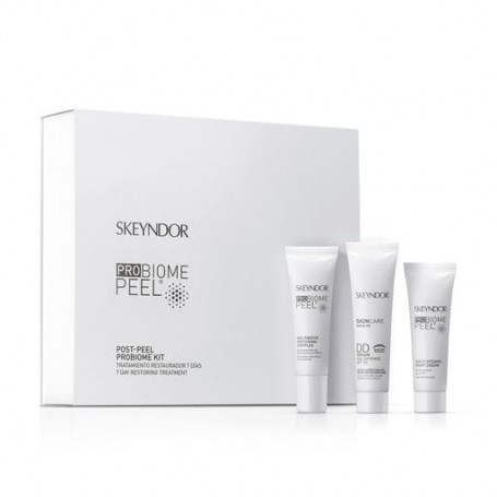 Восстанавливающий постпилинговый 7-дневный набор для лица Skeyndor Probiome Peel тон 2 (крем, 10 мл + комплекс, 10 мл + крем, 15