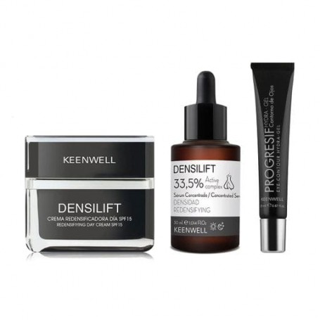Набор для лица Keenwell Densilift Восстановление упругости (дневной крем, 50 мл + сыворотка, 30 мл + гель для кожи вокруг глаз, 