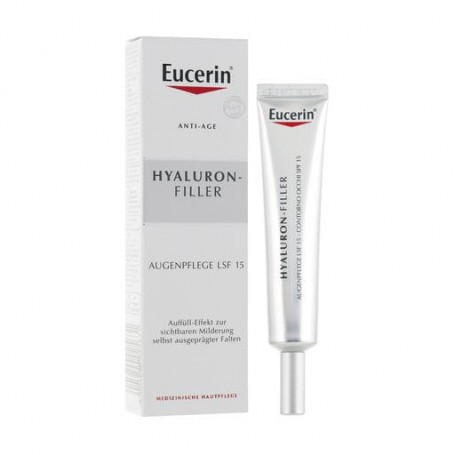 Крем для кожи вокруг глаз Eucerin Hyaluron-Filler Eye + 3x Effect, SPF15, 15 мл