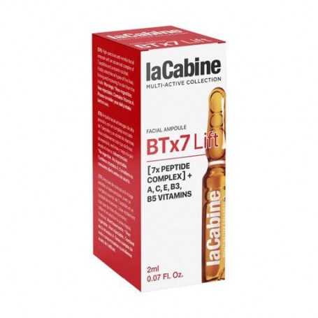 Концентрированная лифтинговая ампула для лица La Cabine BTx7 Lift Facial Ampoule с 7-пептидным комплексом и витаминами, 2 мл