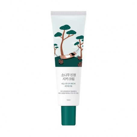 Успокаивающий крем для лица Round Lab Pine Calming Cica Cream с экстрактом игл сосны, 50 мл