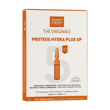 Ампулы для лица MartiDerm The Originals Proteos Hydra Plus SP, 10*2 мл